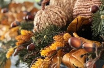 Getting Out of My Consolation Zone: Our Woodland Fall Mantel! | Thrifty Decor Chick