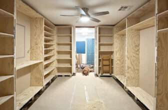 Closet Progress – The Basic Build Is Finished!