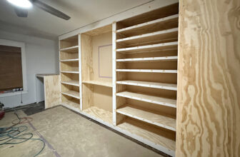 Walk-In Closet Progress – Adding Trim To The Cabinet Closets