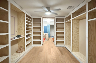 My Walk-In Closet, Week Three Progress (Plus, Flooring Options Using The Bona Flooring Visualizer On My Closet Pictures)