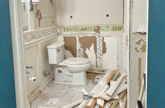 Bathroom Demolition (Bathroom-To-Storage Room Conversion Is Underway)
