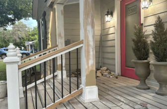 Progress On Front Porch & Front Exterior Projects
