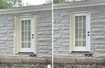 Studio Exterior Update & A New Plan For The Bedroom Exterior Door