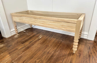 DIY Upholstered Bench – How To Build The Bench Base